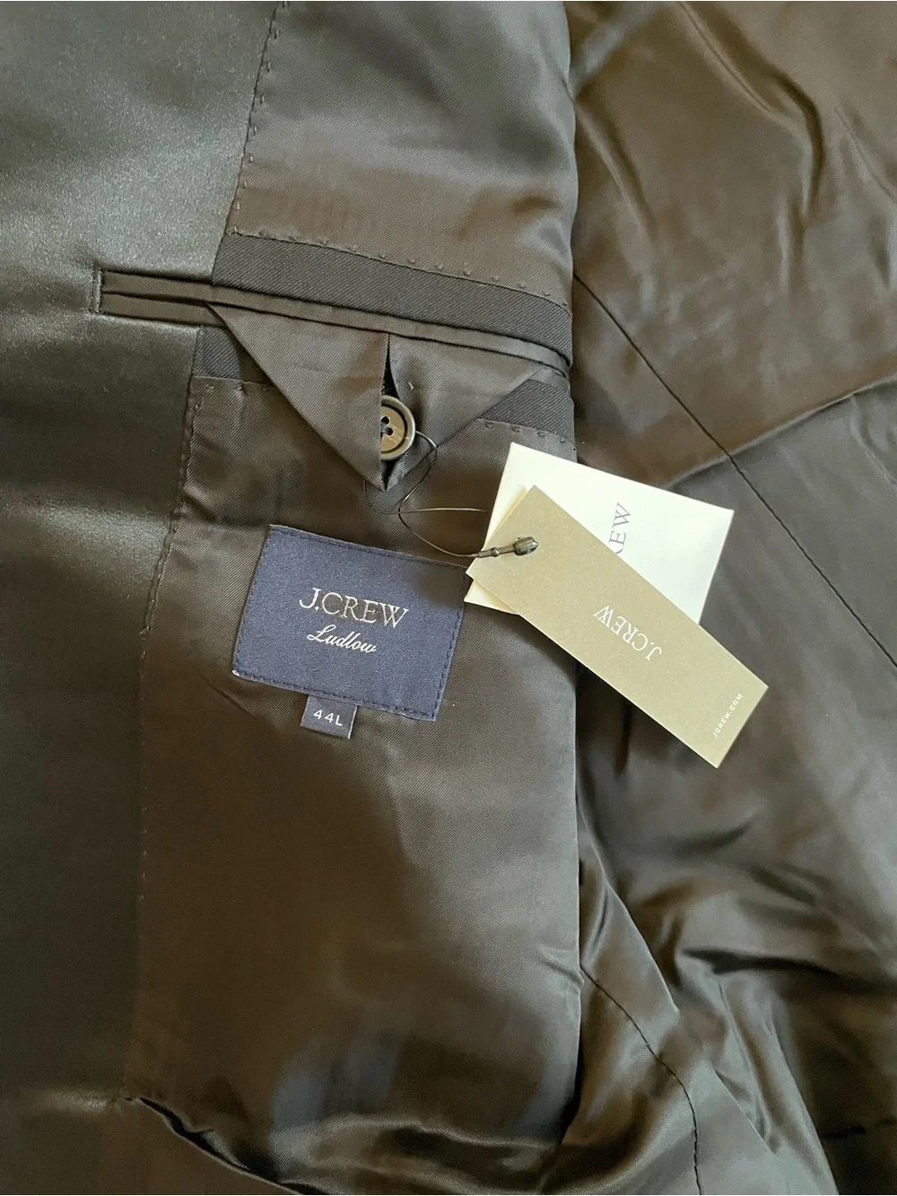 J. Crew Ludlow Slim-fit tuxedo jacket in Italian wool Size 44 L NWT $698 50678